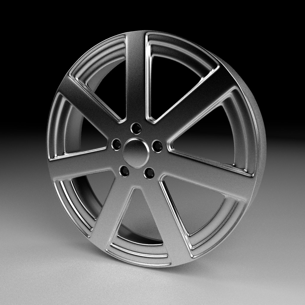 High-Poly Wheel 5 preview image 1
